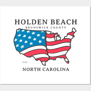 Holden Beach, NC Summer Patriotic Pride This Fourth Posters and Art